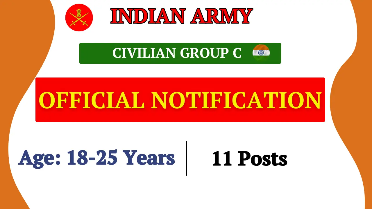 Army Civilian Group C Vacancy 2024