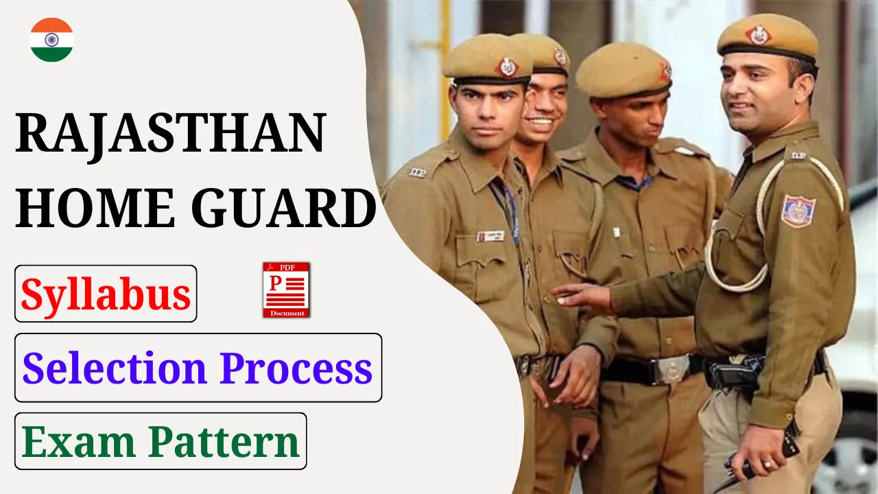 Rajasthan Home Guard Syllabus 2024