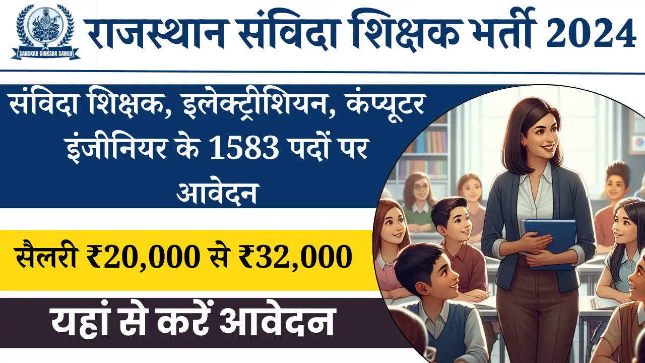 Rajasthan Contract Teacher Vacancy